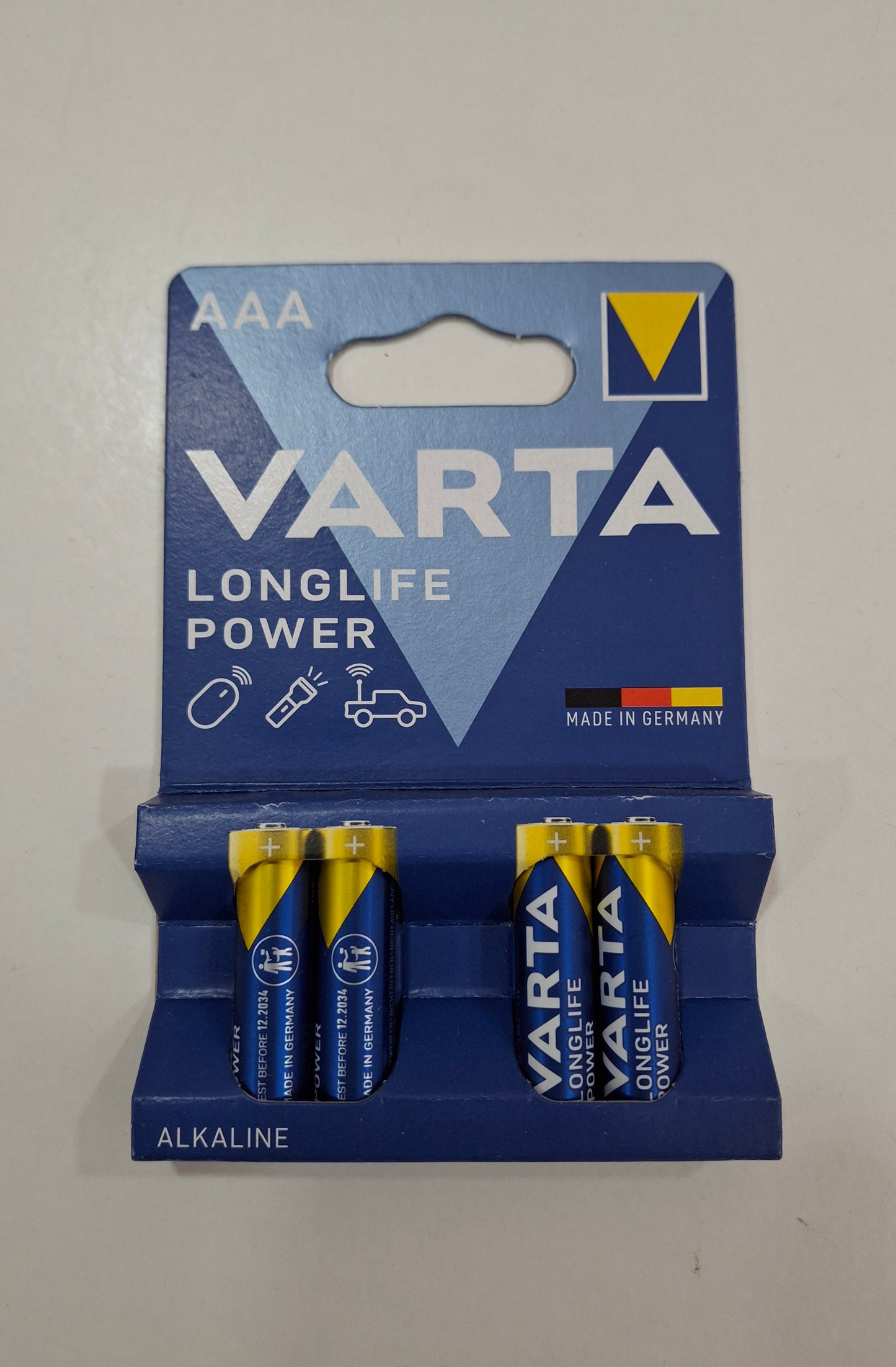 Pilhas VARTA Tipo AAA 4x1,5v