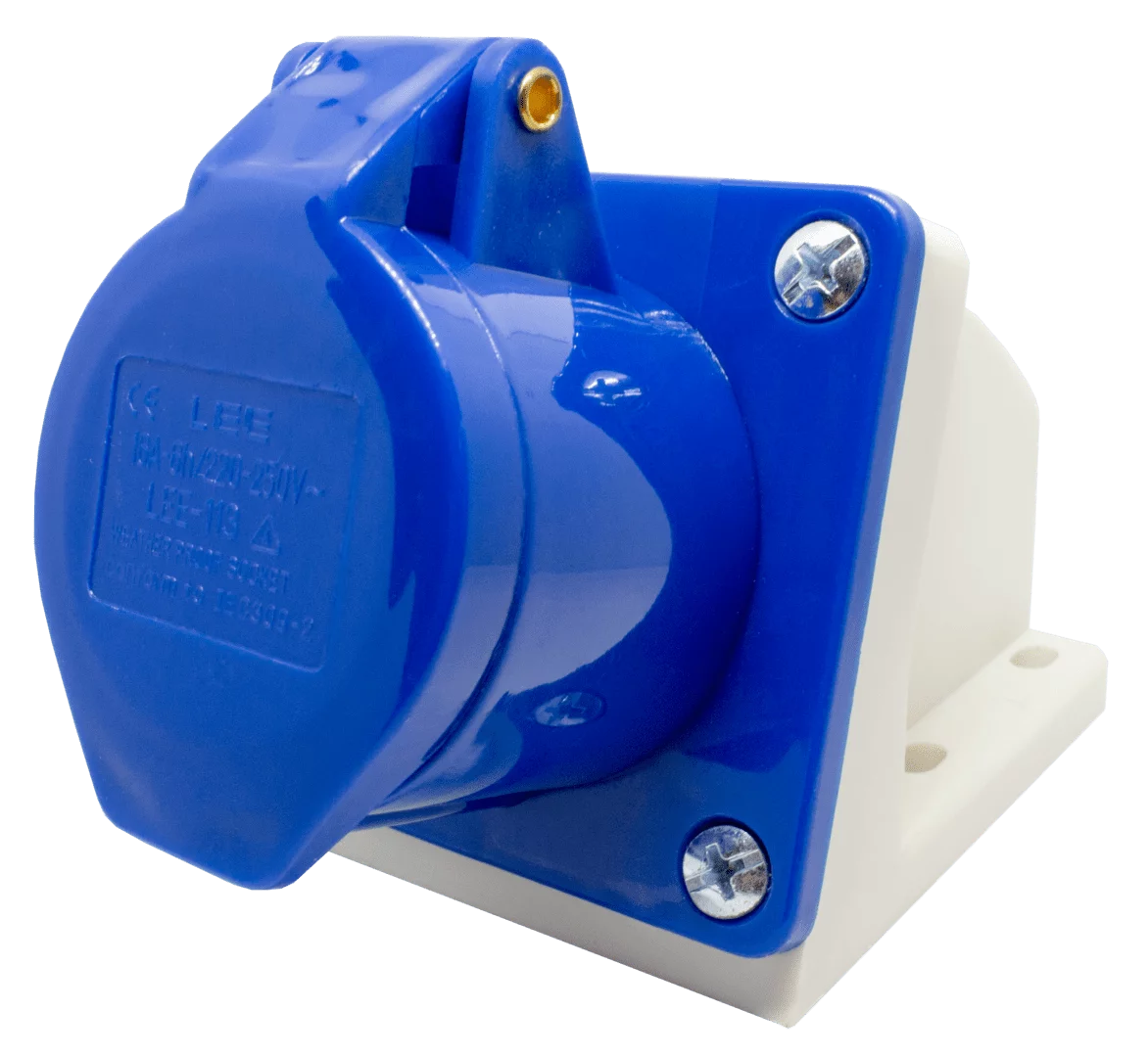 Tomada Industrial Fixa 16A 2P+E 230V