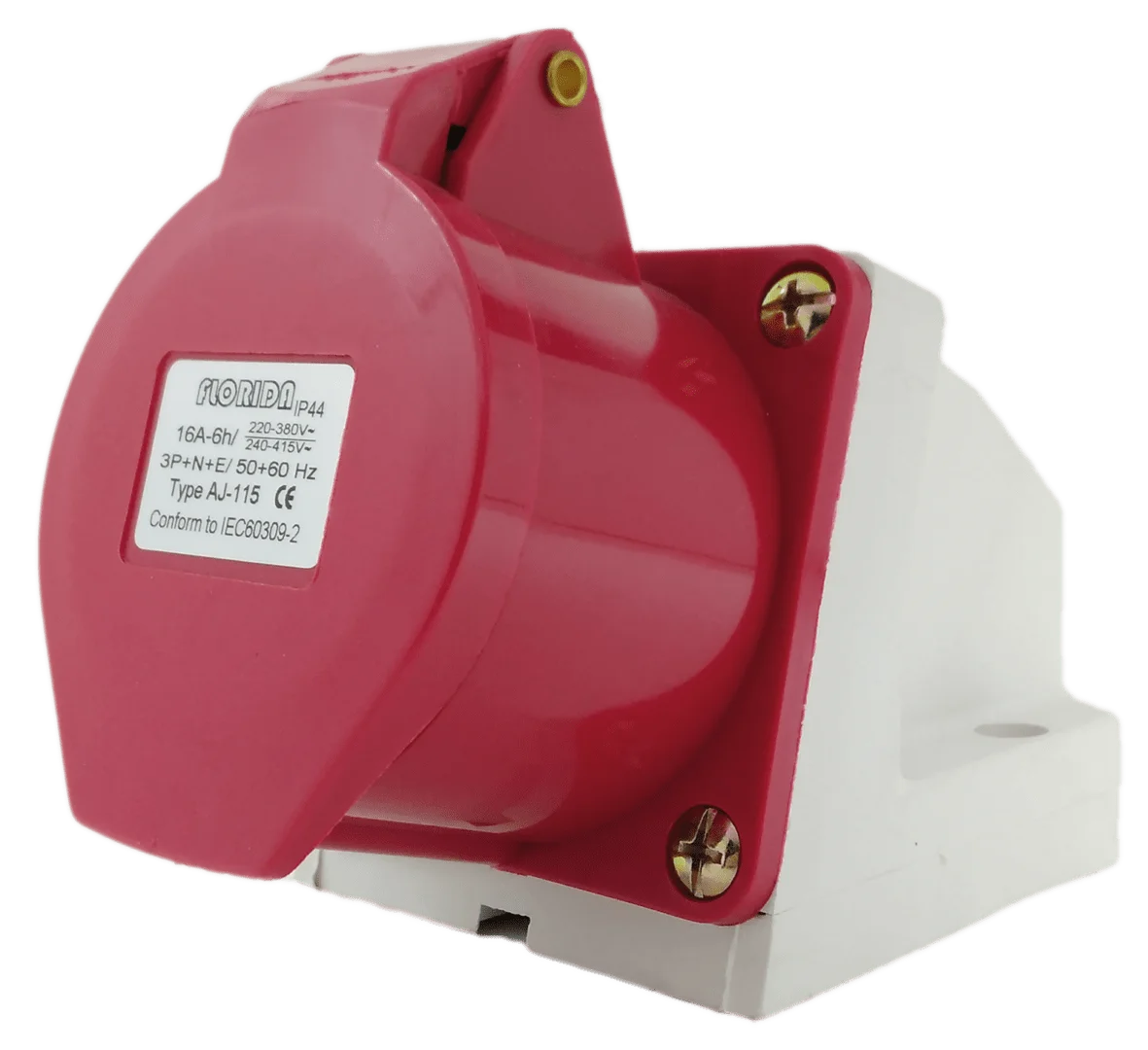 Tomada Industrial Fixa 16A 3P+E 380V