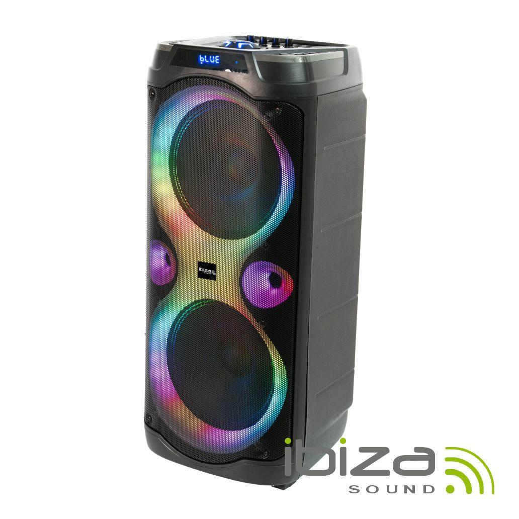 Coluna Amplificada-Karaoke Ibiza 1000W