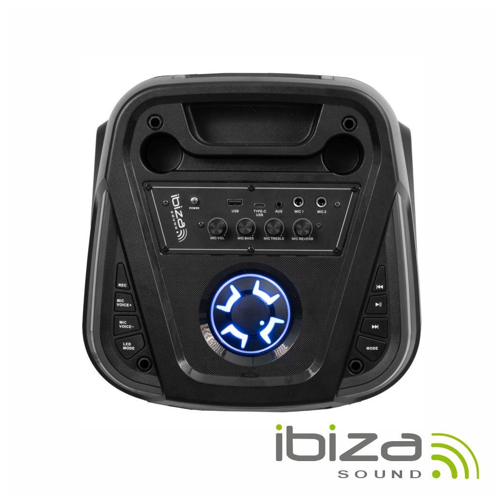 Coluna Amplificada-Karaoke Ibiza 1000W