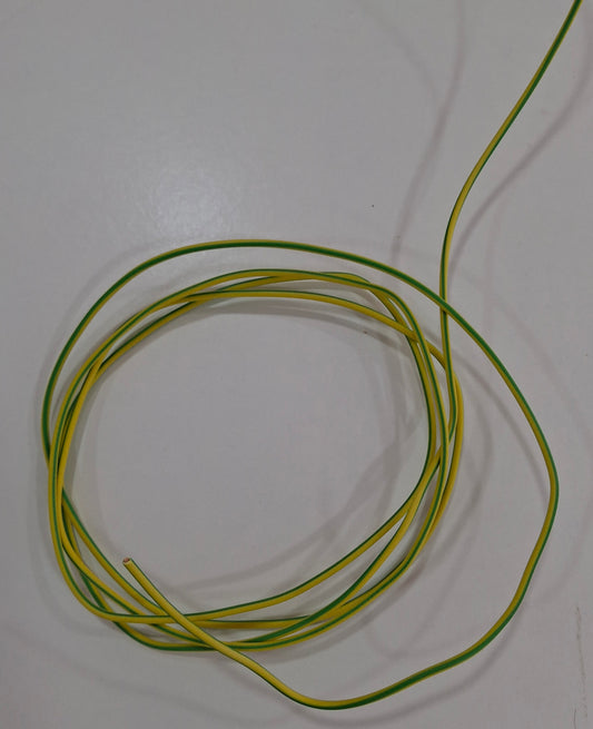 Fio Rígido Verde/Amarelo 1,50mm (20m)