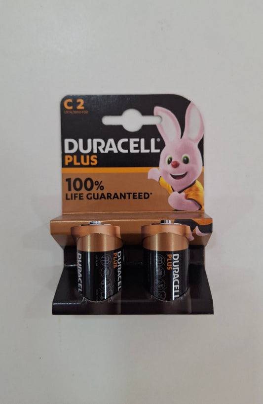Pilhas Duracell Plus 1,5v C2