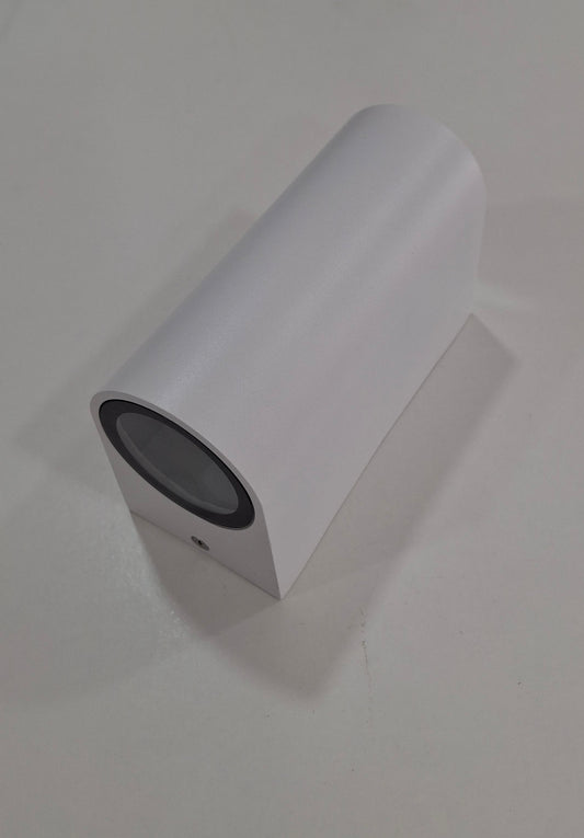 Aplique Duplo de Parede Branco em Alumino