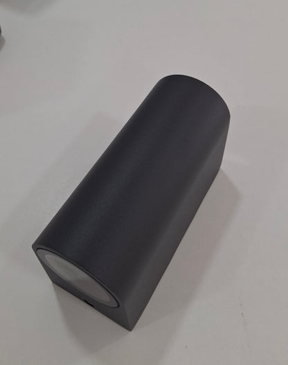 Aplique Duplo de Parede Antracite em Alumino