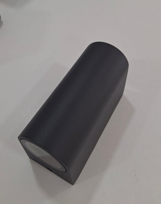 Aplique Duplo de Parede Antracite em Alumino