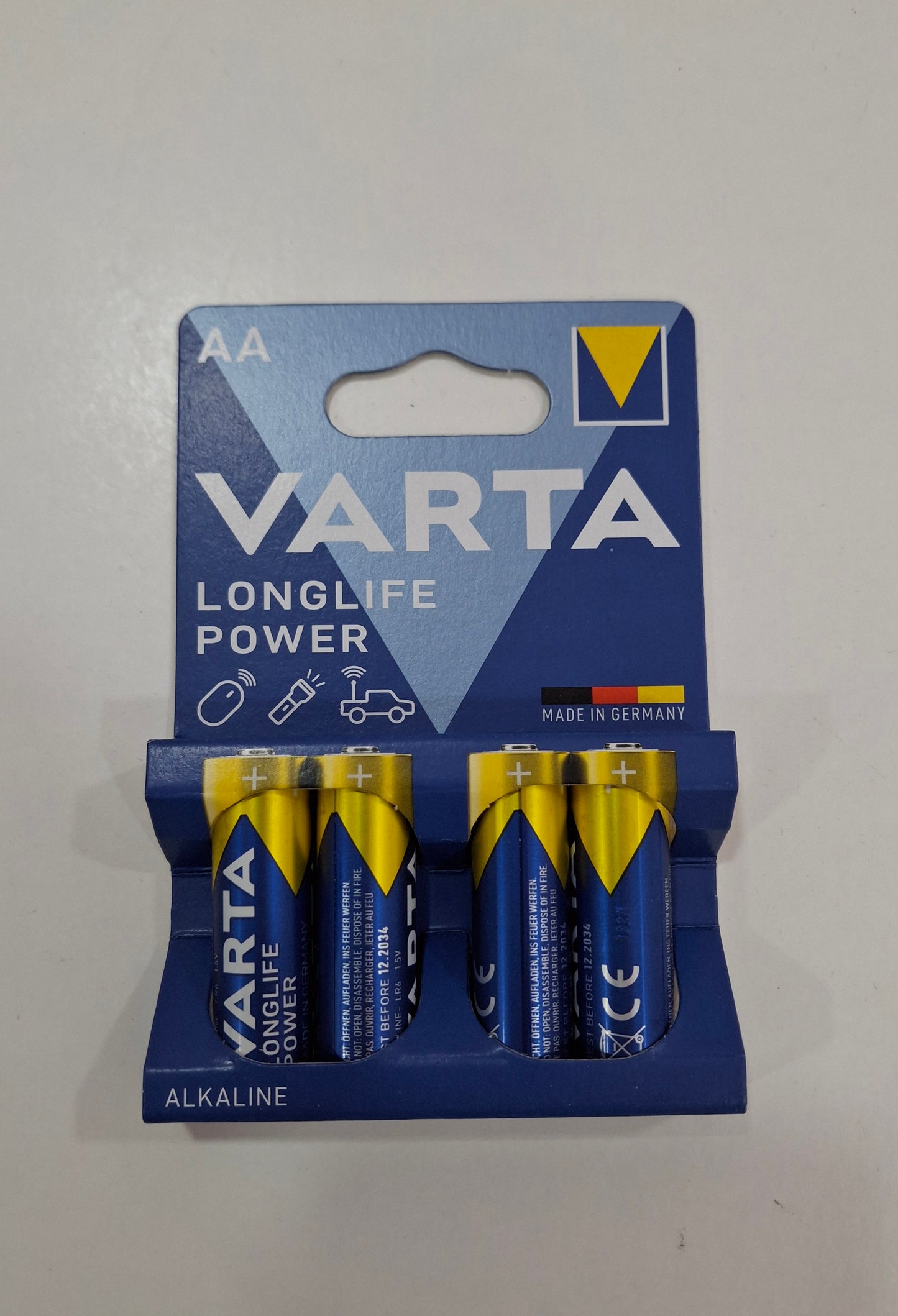 Pilhas VARTA Tipo AA 4x1,5v