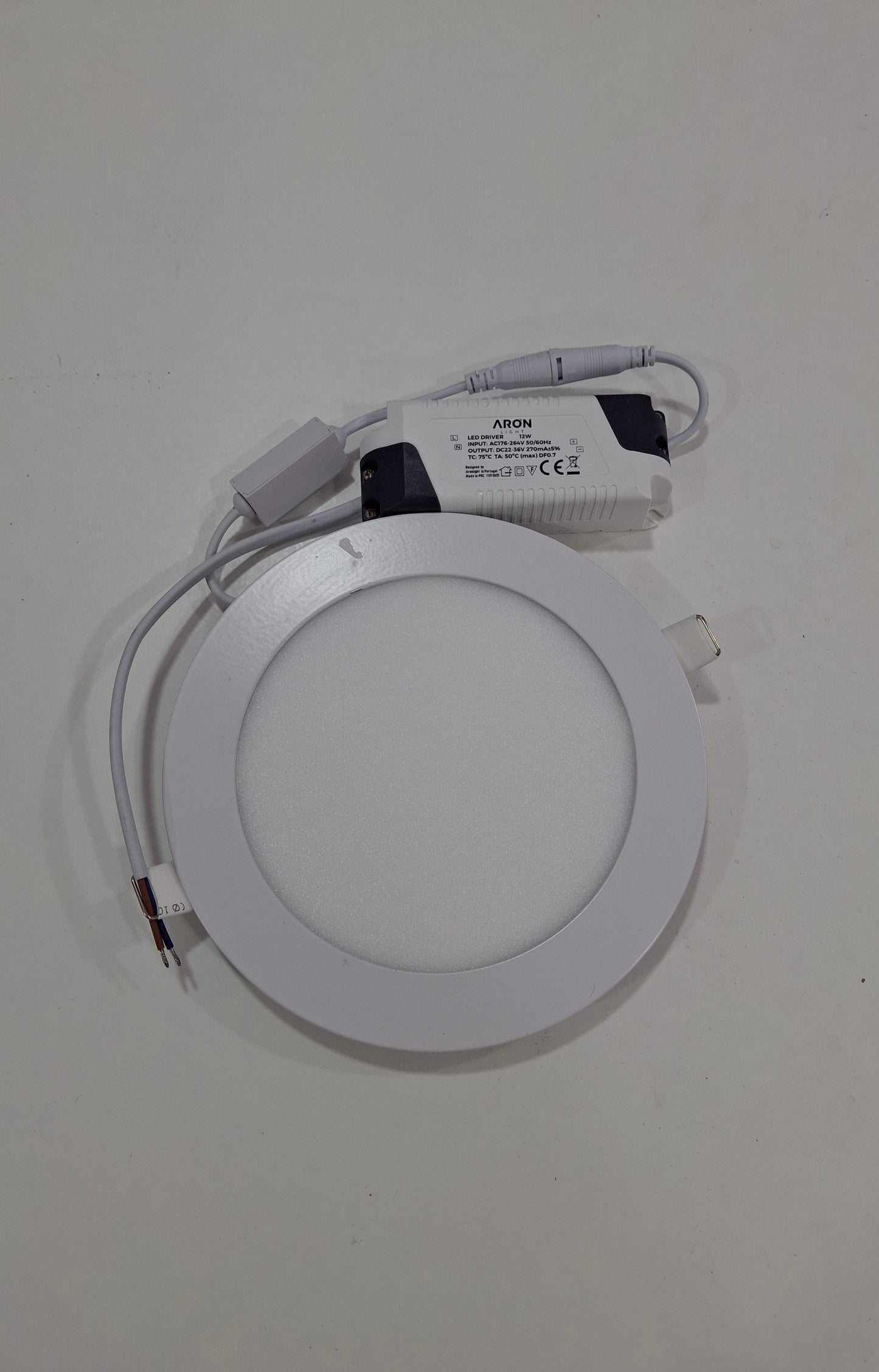 Painel Encastrar Ø173mm-12W