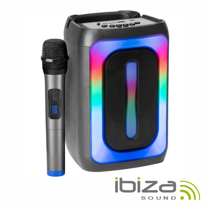 Coluna Amplificada Ibiza 100W. (Audiovisual Profissional - Iluminação/Som)