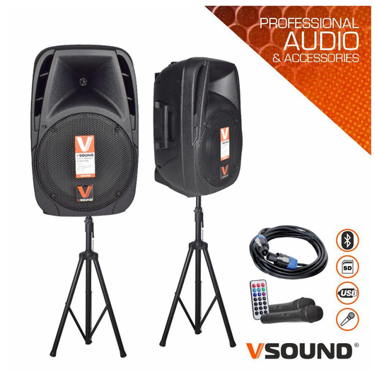 Coluna Ativa+Passiva 15" 2x500w