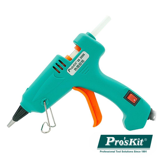 Pistola de cola a quente c/ oferta de 12 sticks. (Ferramentas Elétricas)